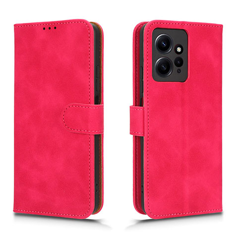 Handytasche Stand Schutzhülle Flip Leder Hülle L01Z für Xiaomi Redmi Note 12 4G Pink