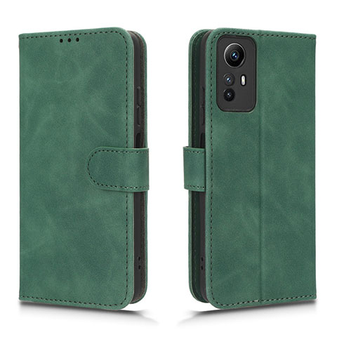 Handytasche Stand Schutzhülle Flip Leder Hülle L01Z für Xiaomi Redmi Note 12S Grün