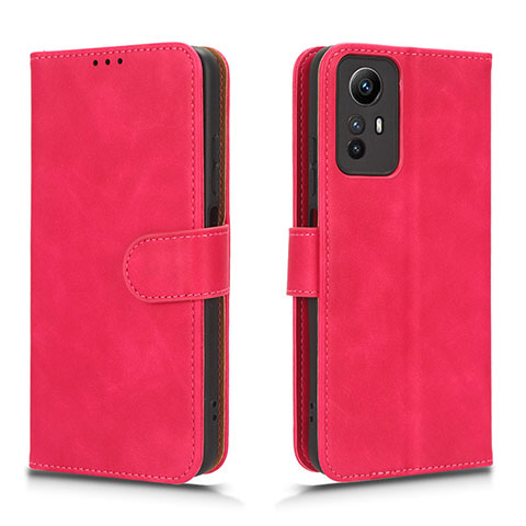 Handytasche Stand Schutzhülle Flip Leder Hülle L01Z für Xiaomi Redmi Note 12S Pink