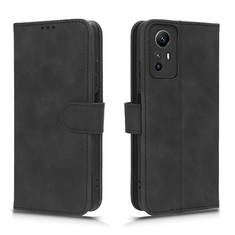 Handytasche Stand Schutzhülle Flip Leder Hülle L01Z für Xiaomi Redmi Note 12S Schwarz