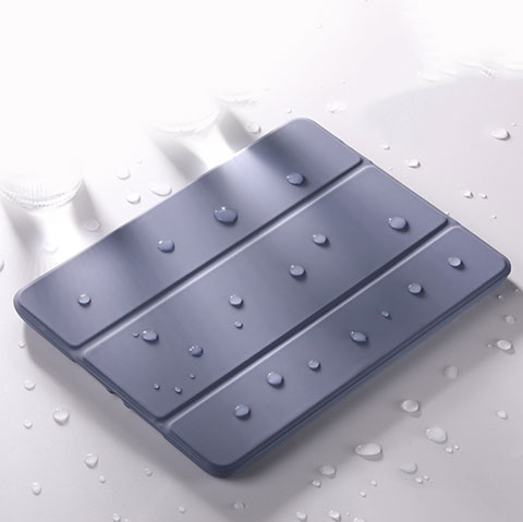 Handytasche Stand Schutzhülle Flip Leder Hülle L02 für Apple iPad Pro 12.9 (2021) Grau