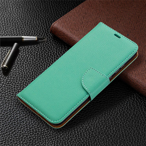 Handytasche Stand Schutzhülle Flip Leder Hülle L02 für Huawei Honor 9A Grün