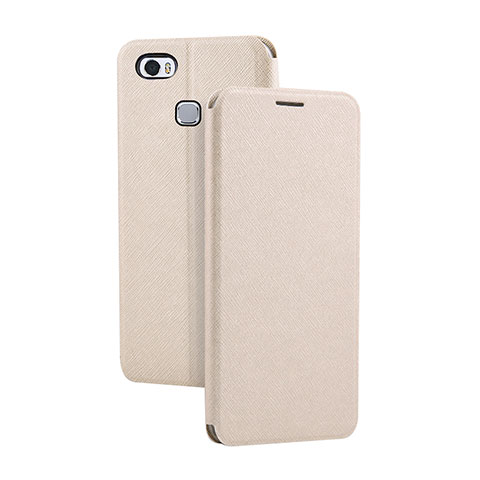 Handytasche Stand Schutzhülle Flip Leder Hülle L02 für Huawei Honor V8 Max Beige