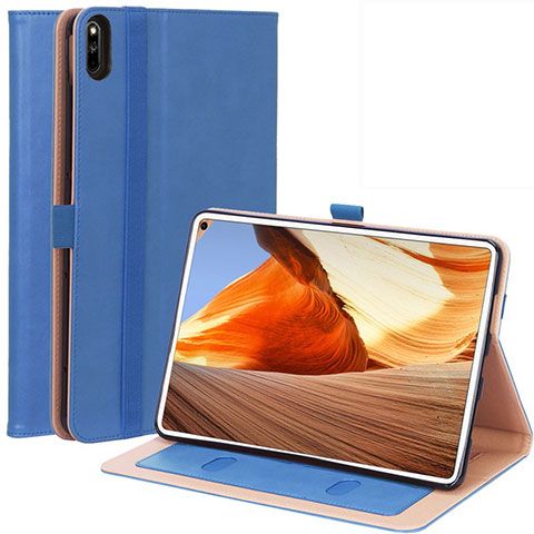 Handytasche Stand Schutzhülle Flip Leder Hülle L02 für Huawei MatePad Pro Blau