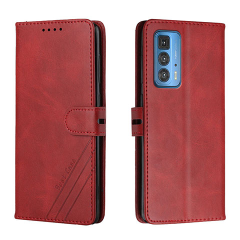 Handytasche Stand Schutzhülle Flip Leder Hülle L02 für Motorola Moto Edge 20 Pro 5G Rot