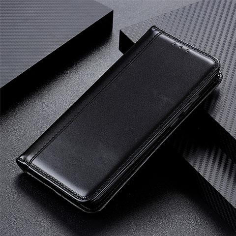 Handytasche Stand Schutzhülle Flip Leder Hülle L02 für Motorola Moto Edge Schwarz