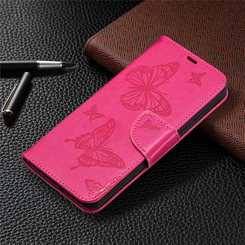 Handytasche Stand Schutzhülle Flip Leder Hülle L02 für Nokia 3.4 Pink