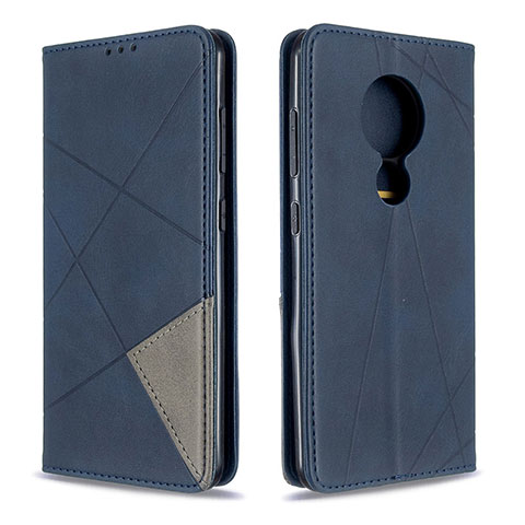 Handytasche Stand Schutzhülle Flip Leder Hülle L02 für Nokia 6.2 Blau