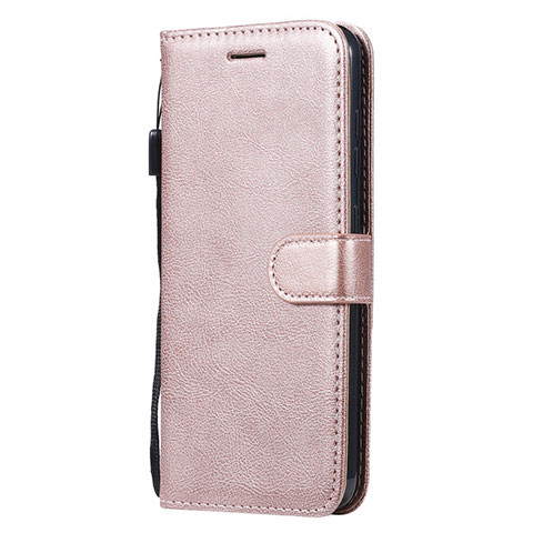 Handytasche Stand Schutzhülle Flip Leder Hülle L02 für Nokia 7.2 Rosegold