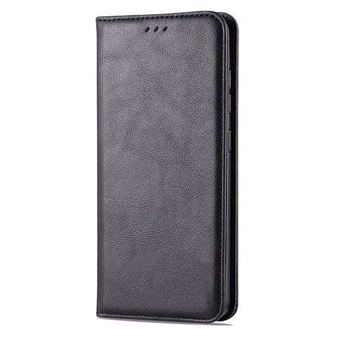 Handytasche Stand Schutzhülle Flip Leder Hülle L02 für Samsung Galaxy A41 Schwarz