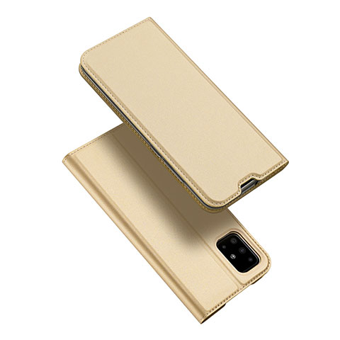 Handytasche Stand Schutzhülle Flip Leder Hülle L02 für Samsung Galaxy A51 5G Gold