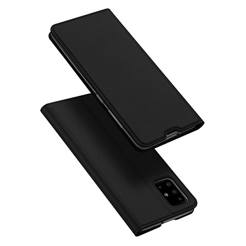 Handytasche Stand Schutzhülle Flip Leder Hülle L02 für Samsung Galaxy A51 5G Schwarz