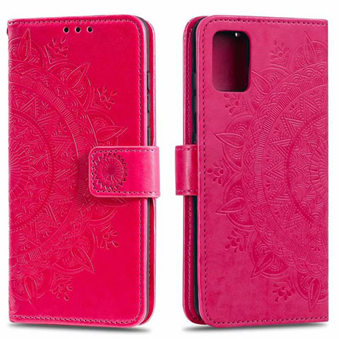 Handytasche Stand Schutzhülle Flip Leder Hülle L02 für Samsung Galaxy A71 4G A715 Pink