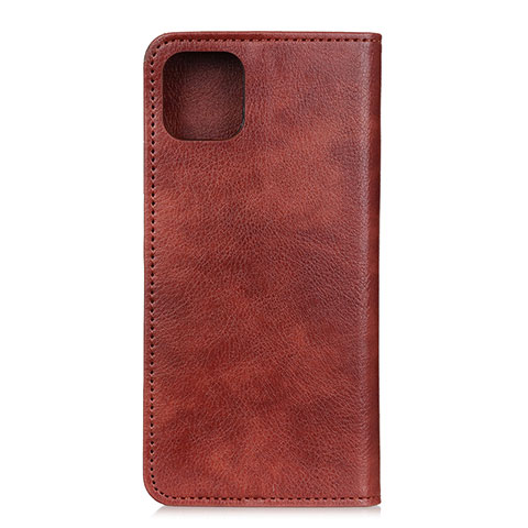 Handytasche Stand Schutzhülle Flip Leder Hülle L02 für Xiaomi Mi 10 Lite Braun