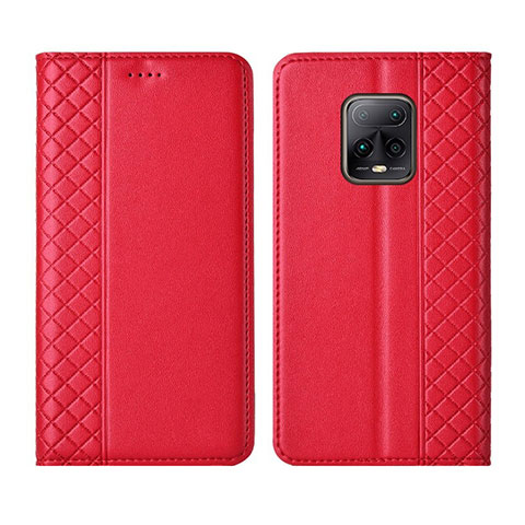 Handytasche Stand Schutzhülle Flip Leder Hülle L02 für Xiaomi Redmi 10X 5G Rot