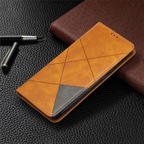 Handytasche Stand Schutzhülle Flip Leder Hülle L02 für Xiaomi Redmi 9 Activ Orange