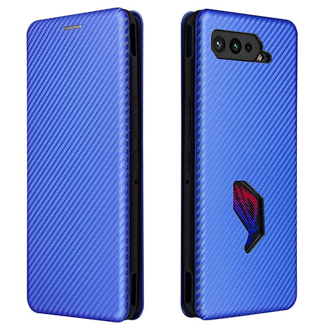 Handytasche Stand Schutzhülle Flip Leder Hülle L02Z für Asus ROG Phone 5 ZS673KS Blau