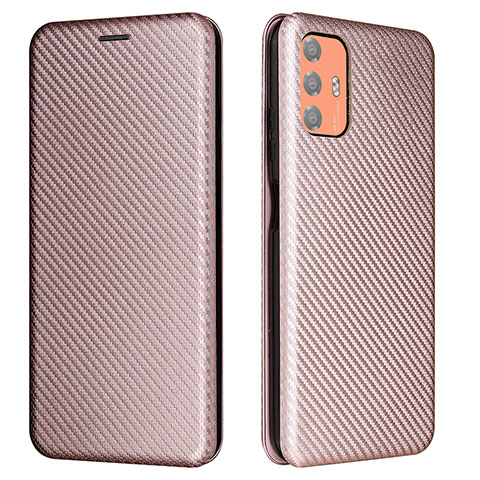 Handytasche Stand Schutzhülle Flip Leder Hülle L02Z für HTC Desire 21 Pro 5G Rosegold