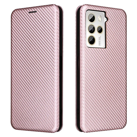 Handytasche Stand Schutzhülle Flip Leder Hülle L02Z für HTC U23 Pro 5G Rosegold