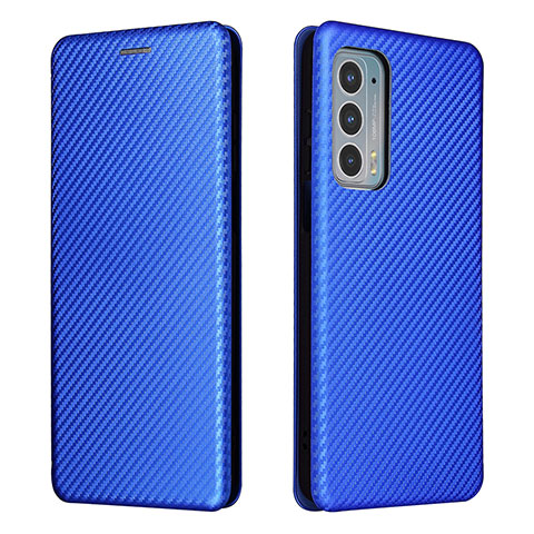 Handytasche Stand Schutzhülle Flip Leder Hülle L02Z für Motorola Moto Edge 20 5G Blau