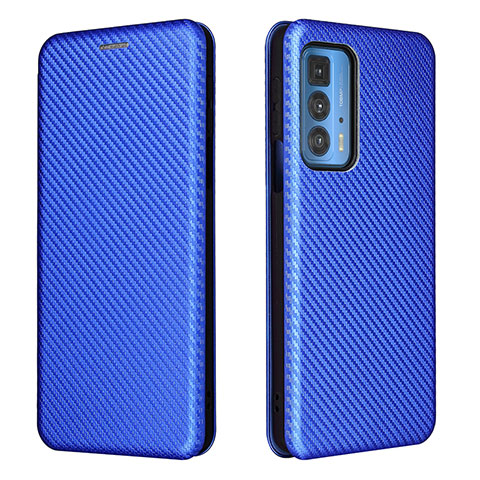 Handytasche Stand Schutzhülle Flip Leder Hülle L02Z für Motorola Moto Edge S Pro 5G Blau