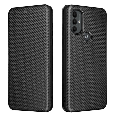 Handytasche Stand Schutzhülle Flip Leder Hülle L02Z für Motorola Moto G Play (2023) Schwarz