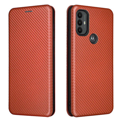 Handytasche Stand Schutzhülle Flip Leder Hülle L02Z für Motorola Moto G Power (2022) Braun