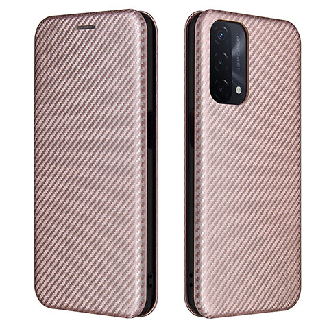 Handytasche Stand Schutzhülle Flip Leder Hülle L02Z für Oppo A74 5G Rosegold