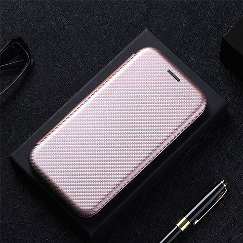 Handytasche Stand Schutzhülle Flip Leder Hülle L02Z für Realme 11 5G Rosegold