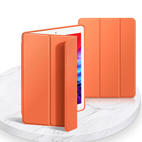 Handytasche Stand Schutzhülle Flip Leder Hülle L03 für Apple iPad 10.2 (2021) Orange