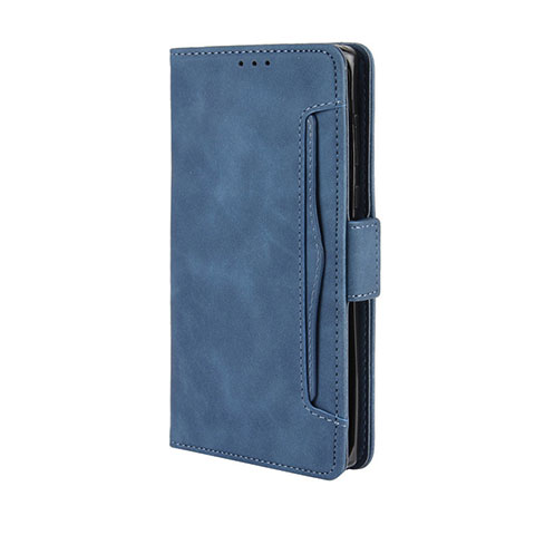 Handytasche Stand Schutzhülle Flip Leder Hülle L03 für Motorola Moto Edge Plus Blau