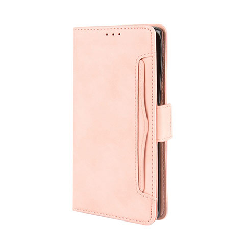 Handytasche Stand Schutzhülle Flip Leder Hülle L03 für Motorola Moto Edge Plus Rosa