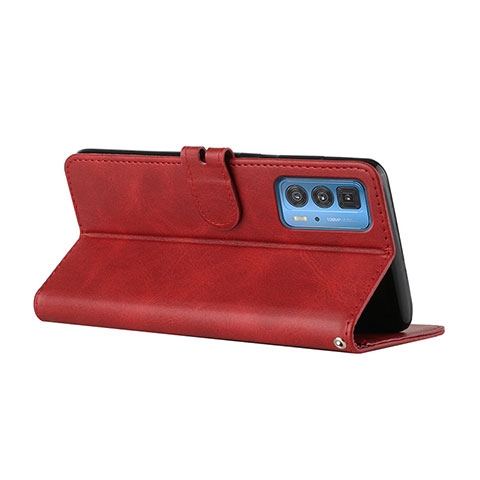 Handytasche Stand Schutzhülle Flip Leder Hülle L03 für Motorola Moto Edge S Pro 5G Rot