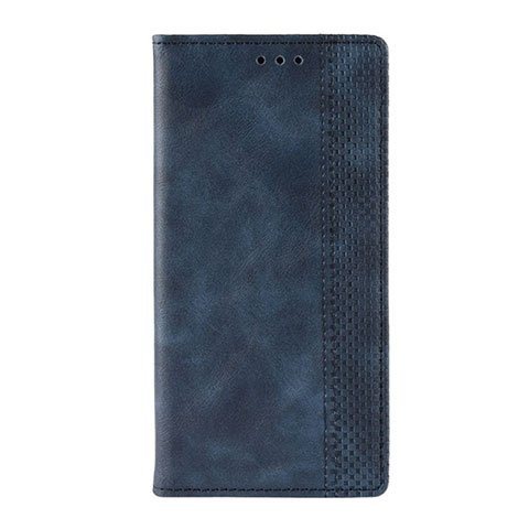 Handytasche Stand Schutzhülle Flip Leder Hülle L03 für Motorola Moto G9 Blau