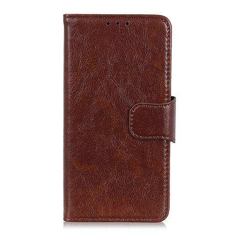 Handytasche Stand Schutzhülle Flip Leder Hülle L03 für Oppo A35 Braun