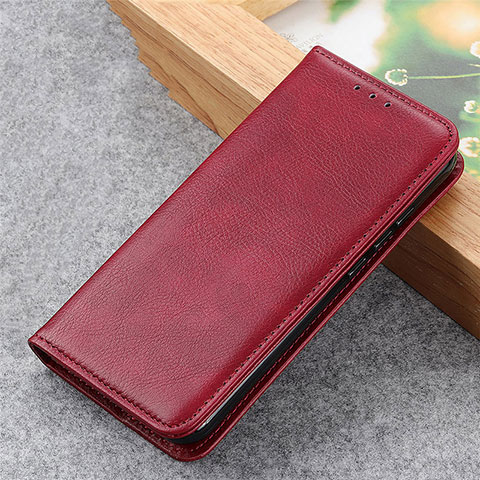 Handytasche Stand Schutzhülle Flip Leder Hülle L03 für Oppo Find X3 Neo 5G Rot