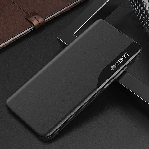 Handytasche Stand Schutzhülle Flip Leder Hülle L03 für Oppo Reno8 Pro 5G Schwarz