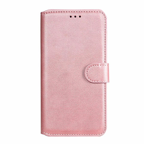 Handytasche Stand Schutzhülle Flip Leder Hülle L03 für Samsung Galaxy A11 Rosegold