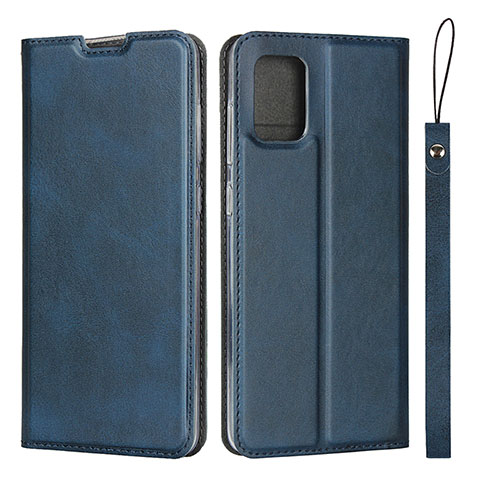 Handytasche Stand Schutzhülle Flip Leder Hülle L03 für Samsung Galaxy A51 4G Blau