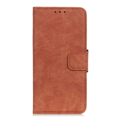 Handytasche Stand Schutzhülle Flip Leder Hülle L03 für Samsung Galaxy M01 Core Hellbraun