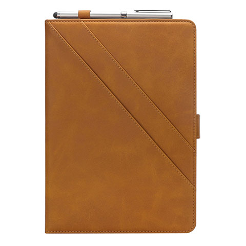 Handytasche Stand Schutzhülle Flip Leder Hülle L03 für Samsung Galaxy Tab S5e 4G 10.5 SM-T725 Orange