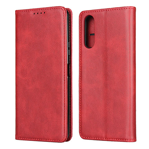 Handytasche Stand Schutzhülle Flip Leder Hülle L03 für Sony Xperia 10 II Rot