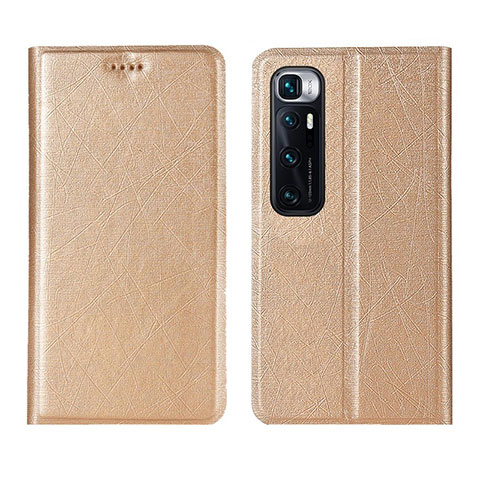 Handytasche Stand Schutzhülle Flip Leder Hülle L03 für Xiaomi Mi 10 Ultra Gold