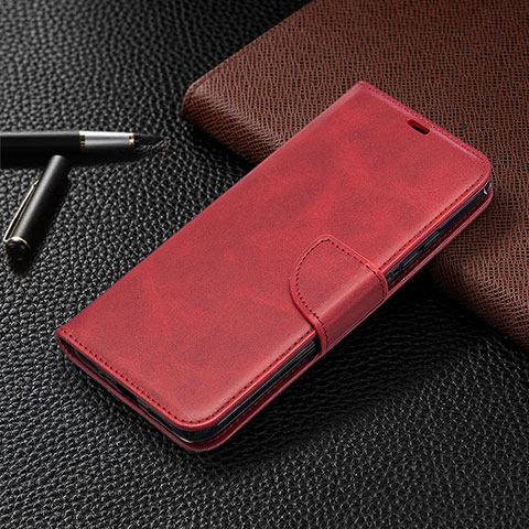 Handytasche Stand Schutzhülle Flip Leder Hülle L03 für Xiaomi POCO C3 Rot