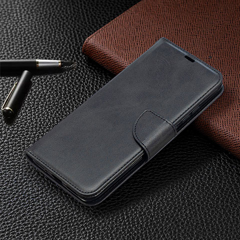 Handytasche Stand Schutzhülle Flip Leder Hülle L03 für Xiaomi POCO C3 Schwarz