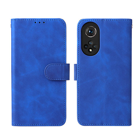 Handytasche Stand Schutzhülle Flip Leder Hülle L03Z für Huawei Honor 50 5G Blau