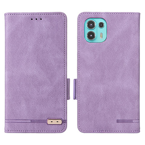 Handytasche Stand Schutzhülle Flip Leder Hülle L03Z für Motorola Moto Edge 20 Lite 5G Violett