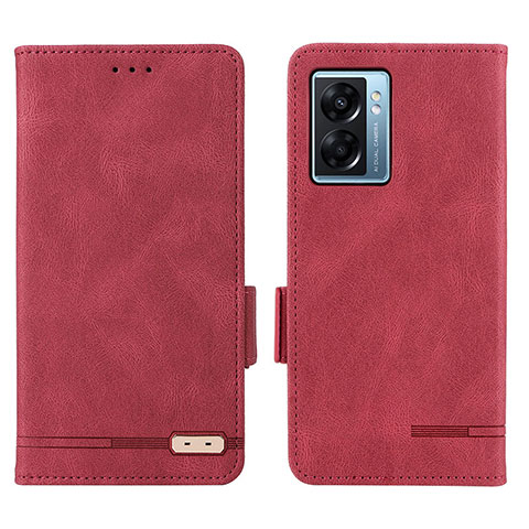 Handytasche Stand Schutzhülle Flip Leder Hülle L03Z für OnePlus Nord N300 5G Rot