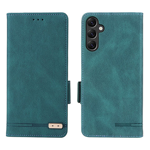 Handytasche Stand Schutzhülle Flip Leder Hülle L03Z für Samsung Galaxy A14 5G Grün