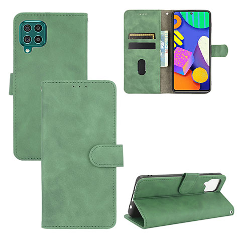 Handytasche Stand Schutzhülle Flip Leder Hülle L03Z für Samsung Galaxy F62 5G Grün